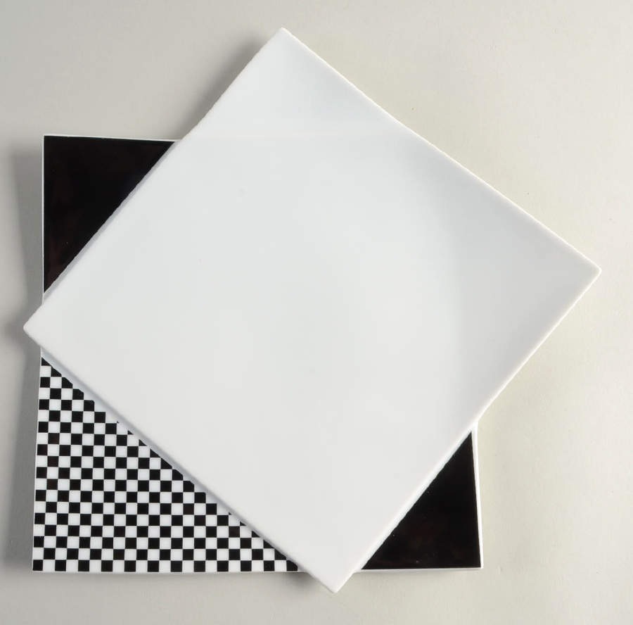 Black Graphics Dessert/Pie Plate by Mikasa-1