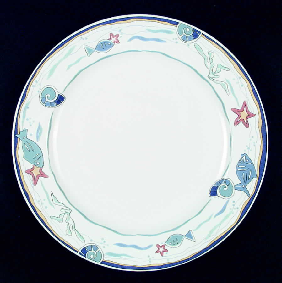 Blue Hawaii 12" Chop Plate (Round Platter) by Mikasa-1