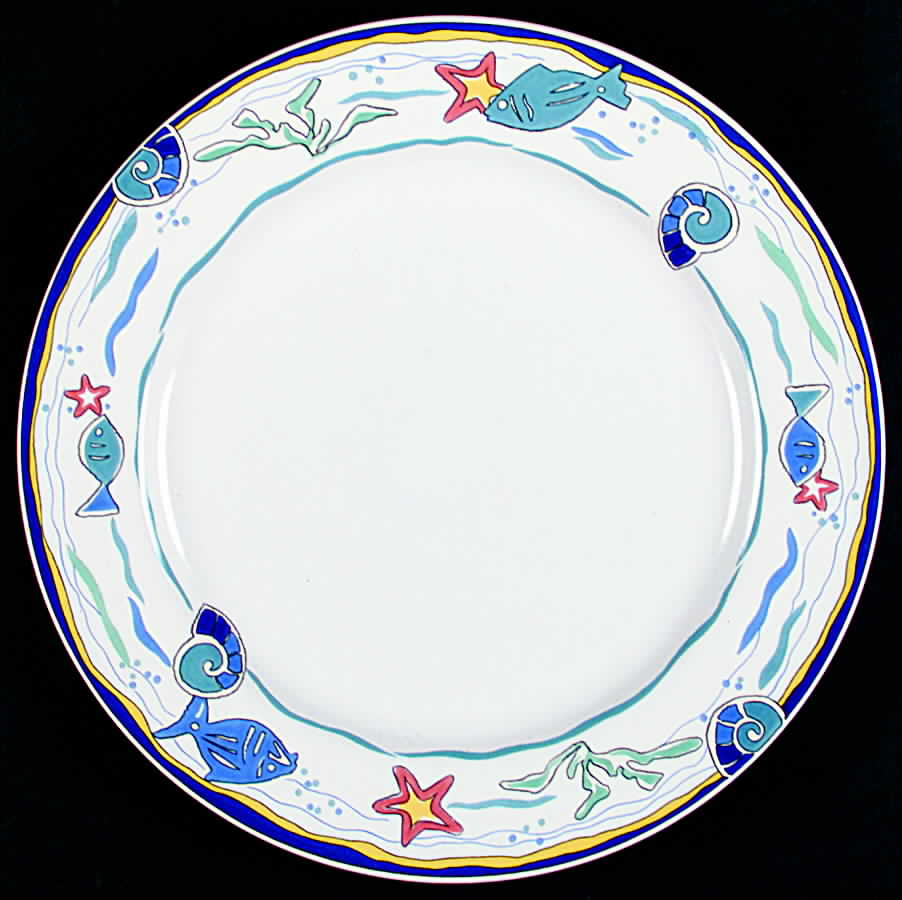 Blue Hawaii Dinner Plate by Mikasa-1