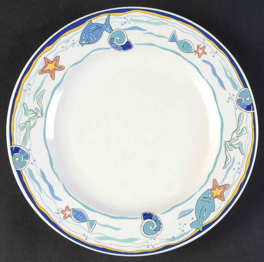 Blue Hawaii Salad Plate by Mikasa-1