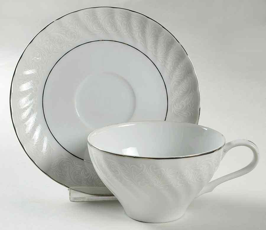 Bliss Flat Cup & Saucer Set by Mikasa-1