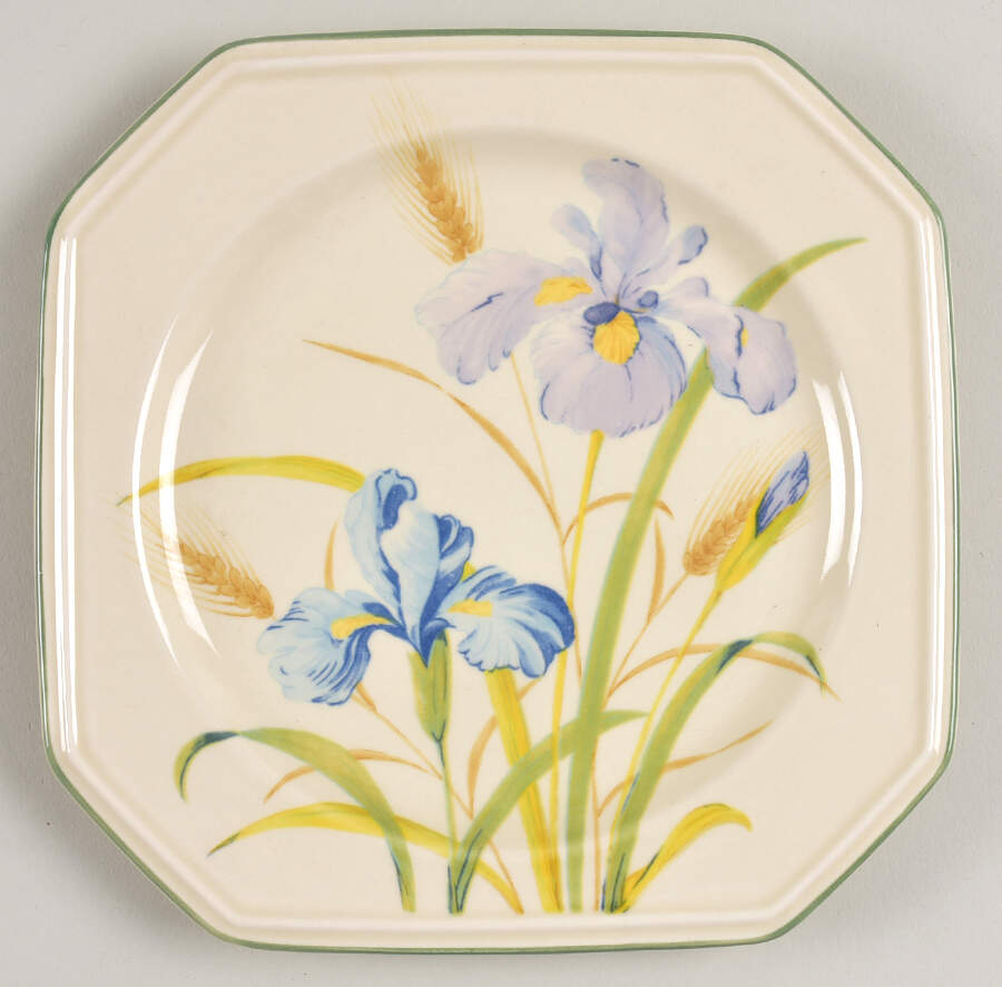Blue Iris Bread & Butter Plate by Mikasa-1
