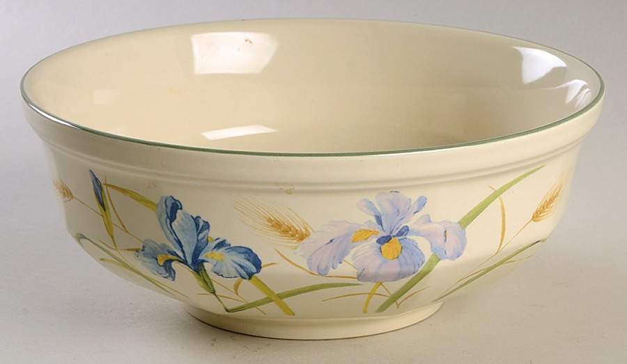 Blue Iris 8" Round Vegetable Bowl by Mikasa-1