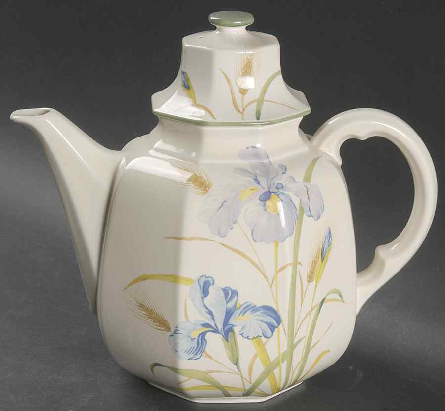 Blue Iris Coffee Pot & Lid by Mikasa-1