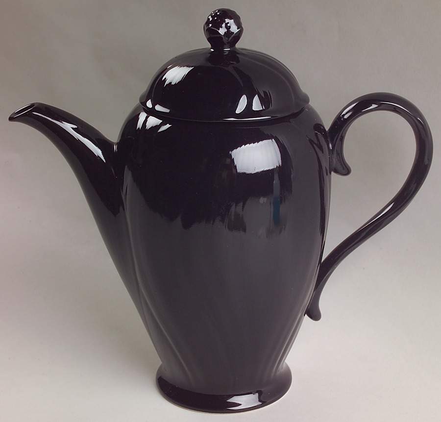 Black Iris Coffee Pot & Lid by Mikasa-1