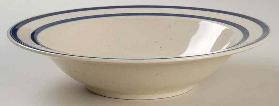 Blue Knights Rim Soup Bowl by Mikasa-1
