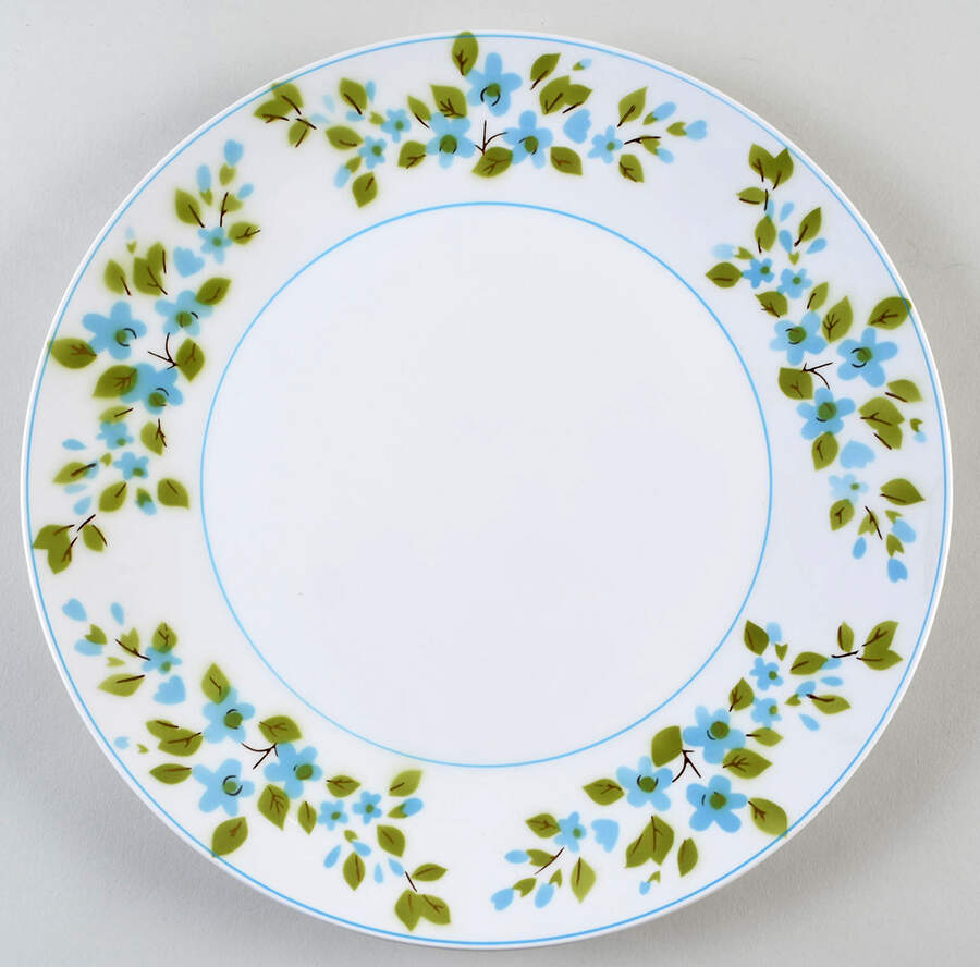 Blue Meadow 12" Chop Plate (Round Platter) by Mikasa-1