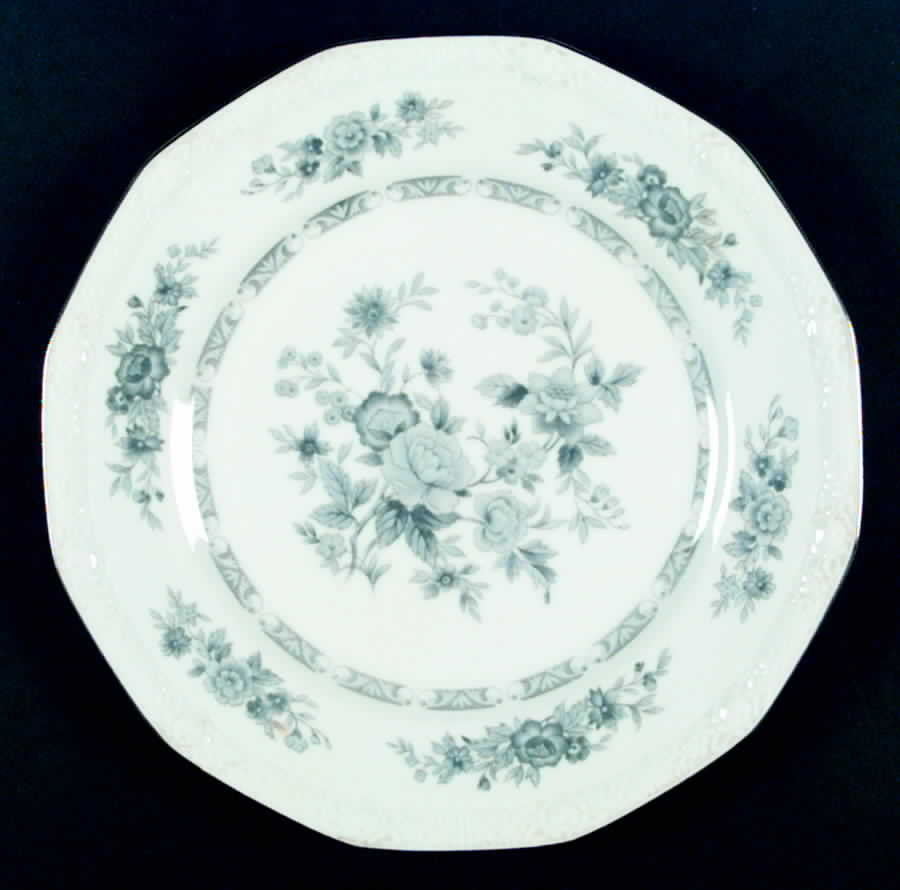 Blue Peony Dinner Plate by Mikasa-1