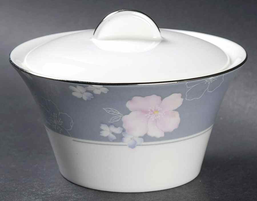 Blossom Pink Sugar Bowl & Lid by Mikasa-1