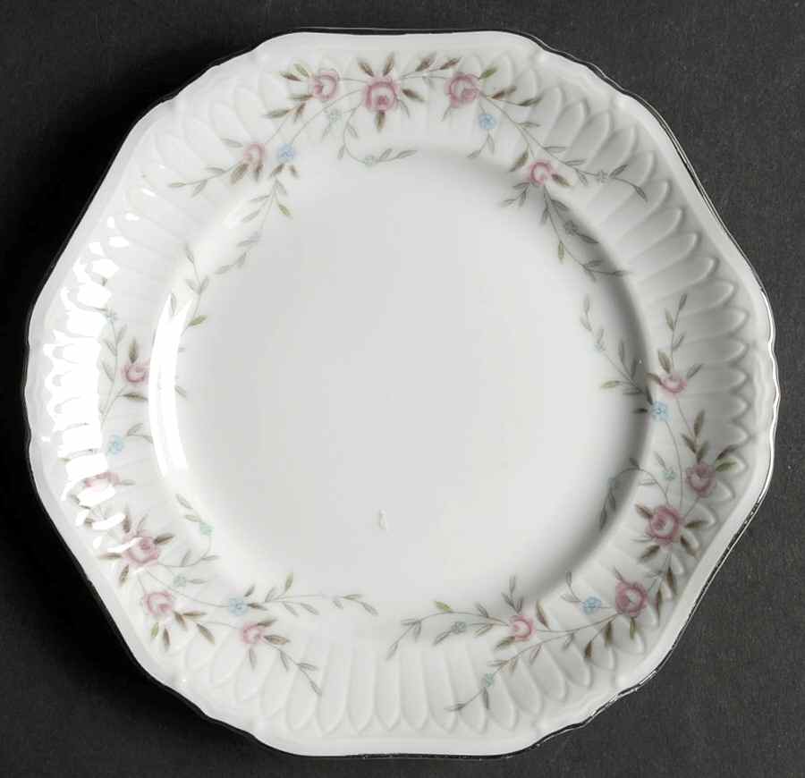 Blossoms Pink Bread & Butter Plate by Mikasa-1