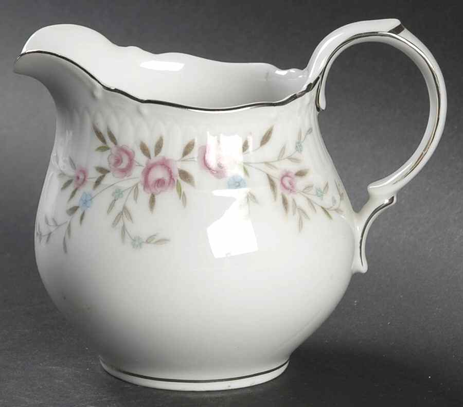 Blossoms Pink Footed Cup & Saucer Set by Mikasa-1
