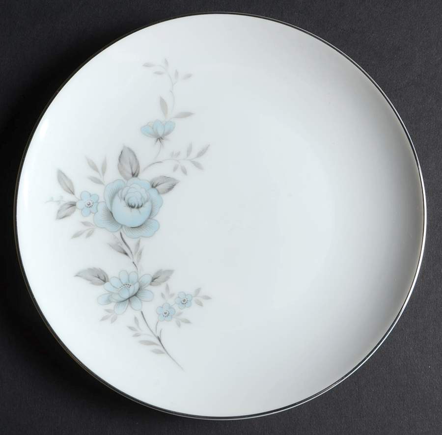 Blue Rose Bread & Butter Plate by Mikasa-1