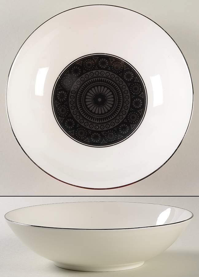 Black Sapphire 8" Round Vegetable Bowl by Mikasa-1