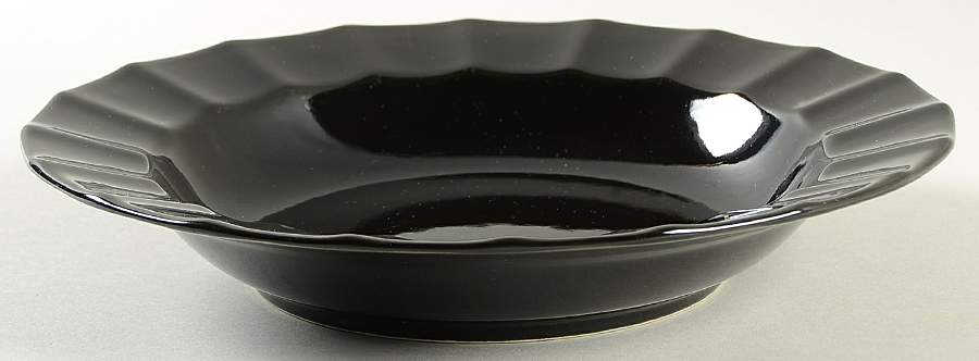 Black Slate Rim Soup Bowl by Mikasa-1