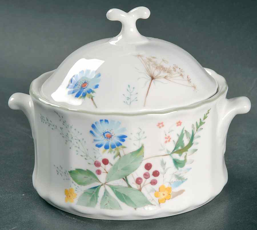 Blossom Song Sugar Bowl & Lid by Mikasa-1
