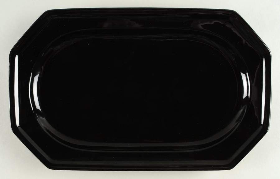 Black Tea 14" Oval Serving Platter by Mikasa-1