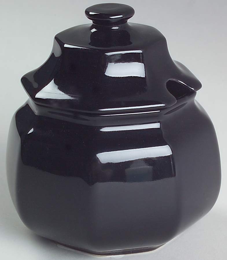 Black Tea Sugar Bowl & Lid by Mikasa-1
