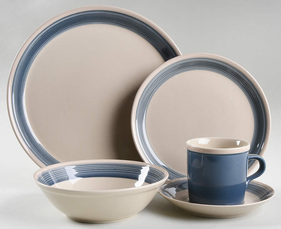 Blue Thunder 5 Piece Place Setting by Mikasa-1