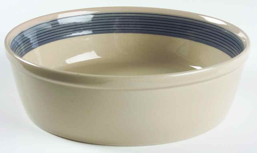 Blue Thunder 9" Round Vegetable Bowl by Mikasa-1