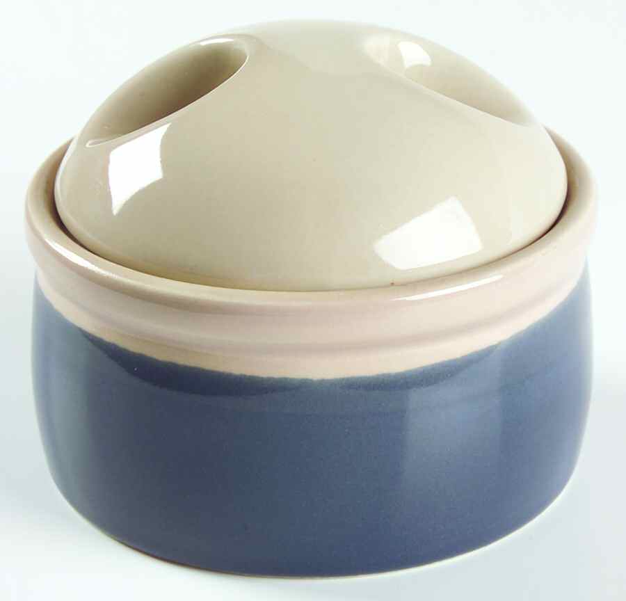 Blue Thunder Sugar Bowl & Lid by Mikasa-1