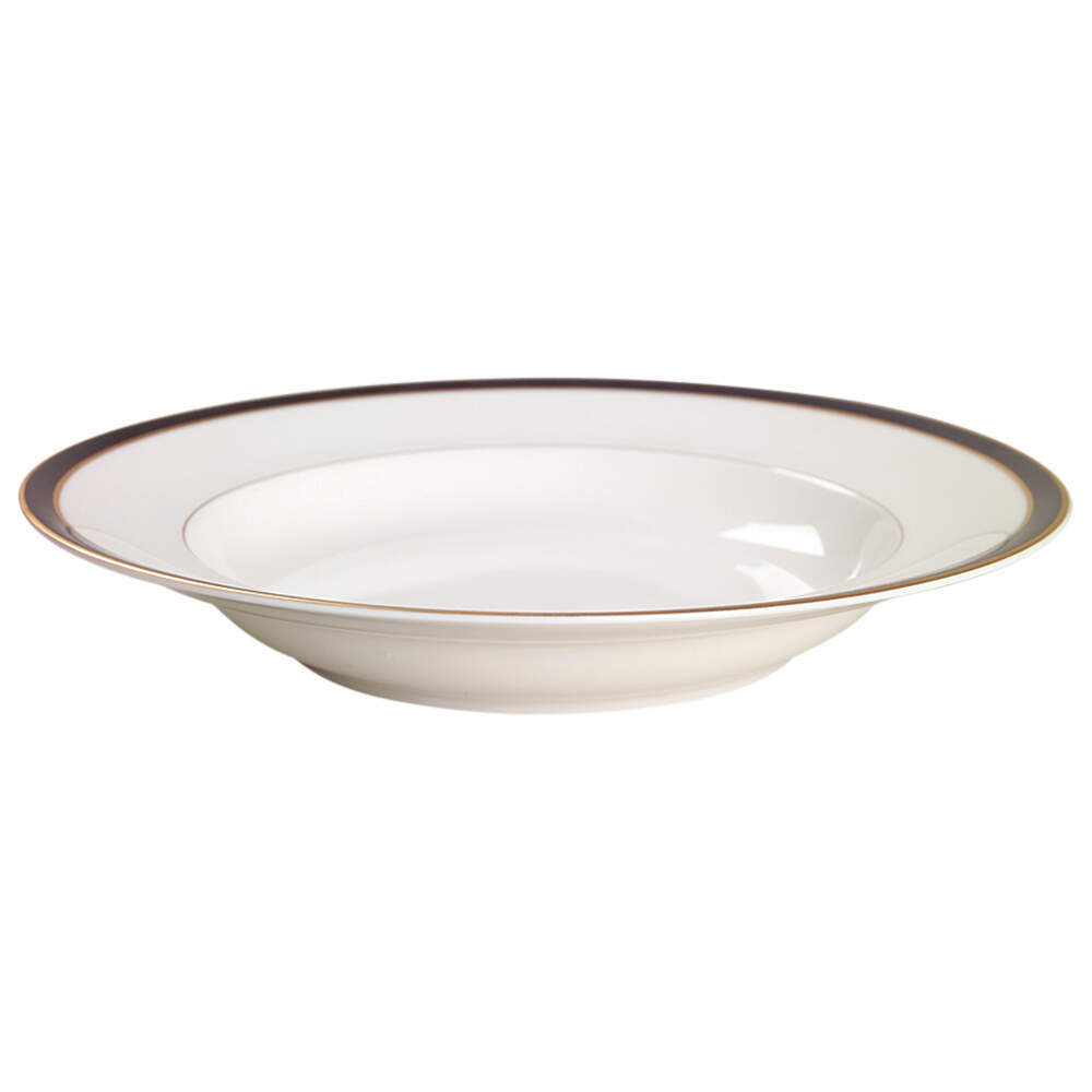 Black Tie Large Rim Soup Bowl by Mikasa-1