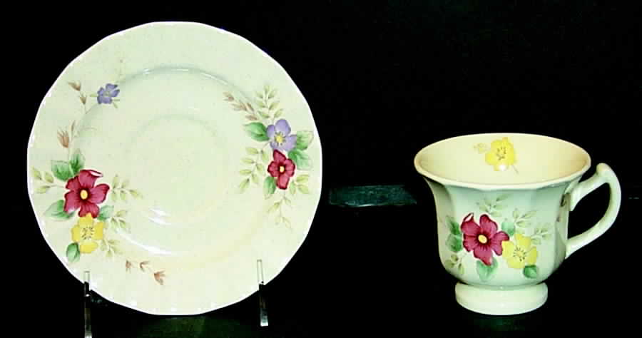 Blossom Time Footed Cup & Saucer Set by Mikasa-1