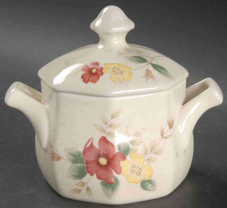 Blossom Time Sugar Bowl & Lid by Mikasa-1