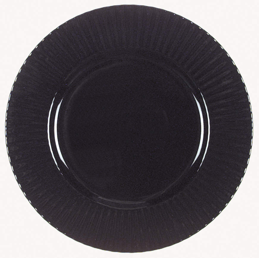 Black Tulip Dinner Plate by Mikasa-1