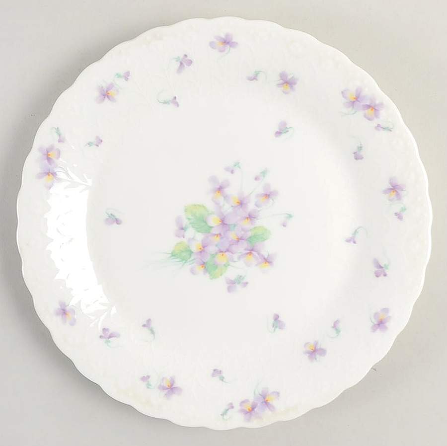 Blue Violets Salad Plate by Mikasa-1