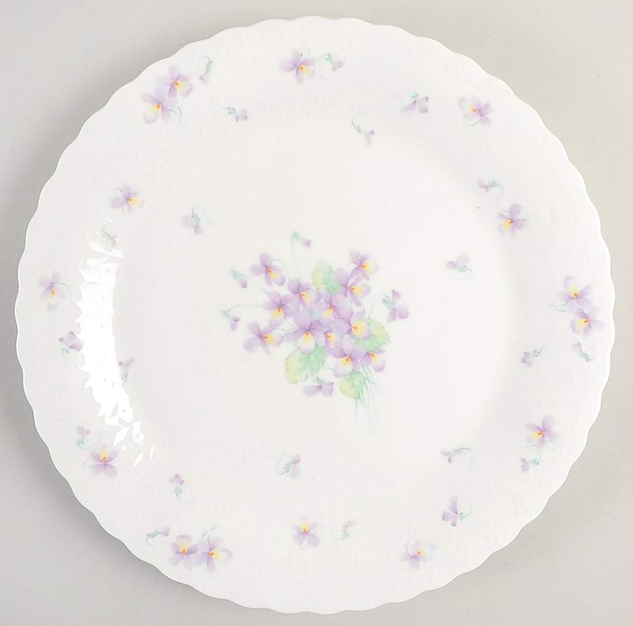 Blue Violets Dinner Plate by Mikasa-1