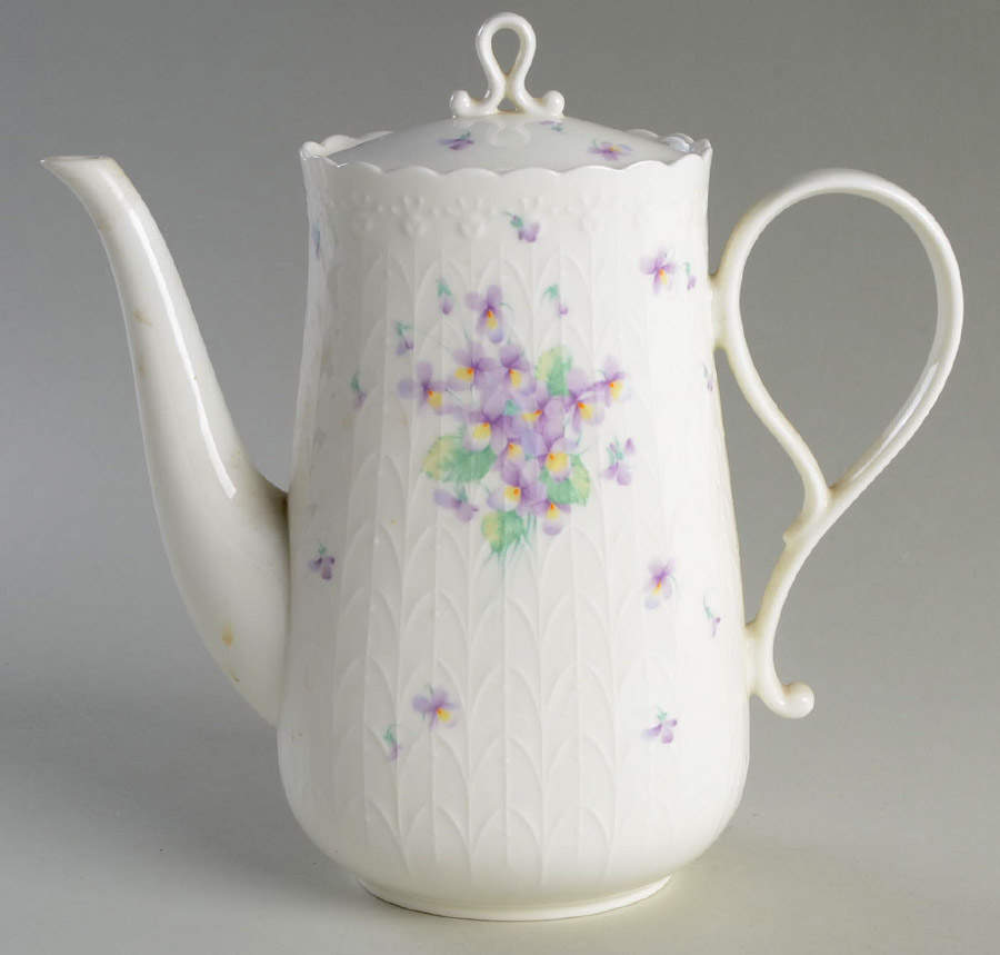 Blue Violets Coffee Pot & Lid by Mikasa-1