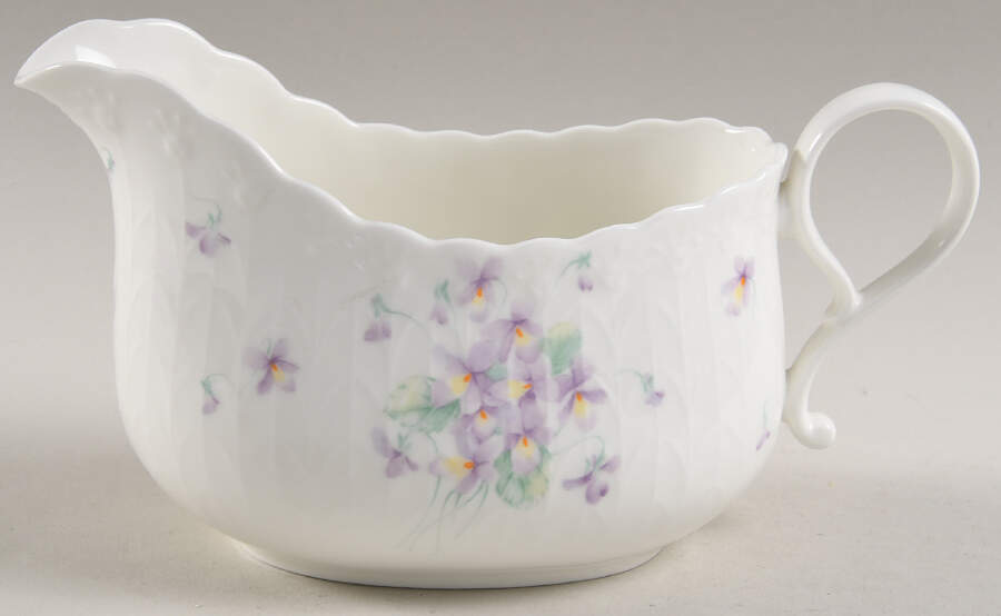 Blue Violets Gravy Boat by Mikasa-1
