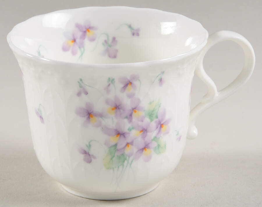 Blue Violets Flat Cup by Mikasa-1