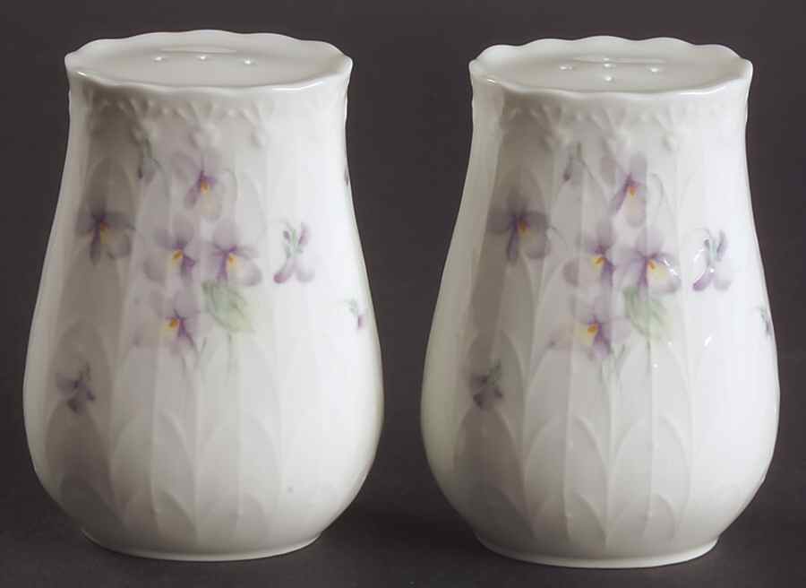 Blue Violets Salt & Pepper Set by Mikasa-1