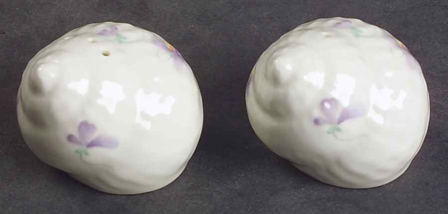 Blue Violets Sculpted Salt & Pepper Set by Mikasa-1