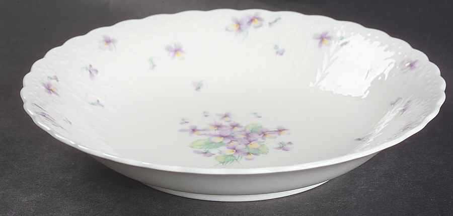 Blue Violets Coupe Soup Bowl by Mikasa-1