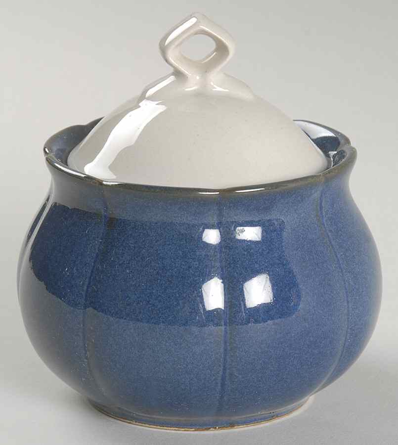 Blue Valley Sugar Bowl & Lid by Mikasa-1
