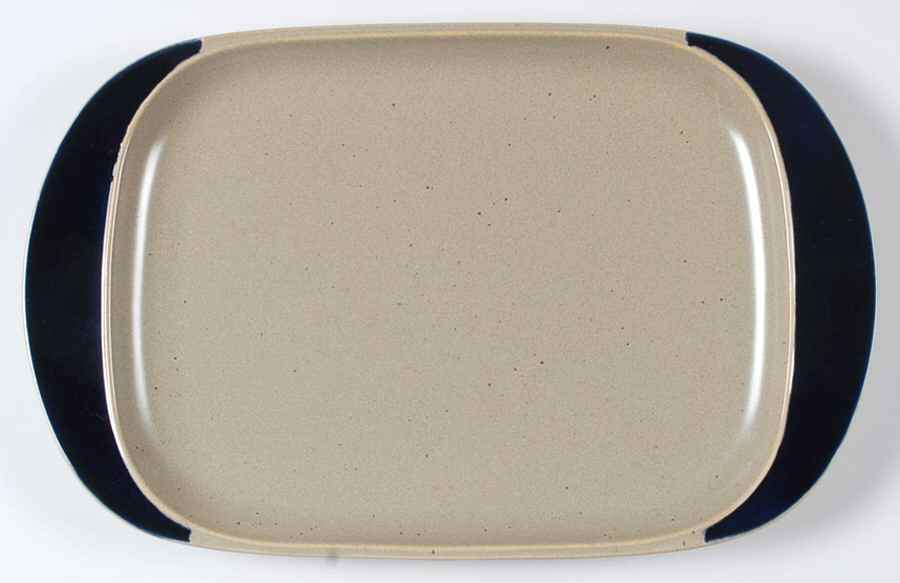 Blue Water 15" Oval Serving Platter by Mikasa-1