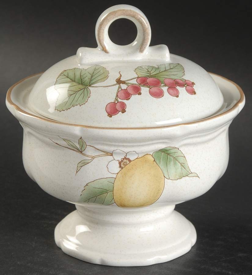 Bon Apetit Sugar Bowl & Lid by Mikasa-1