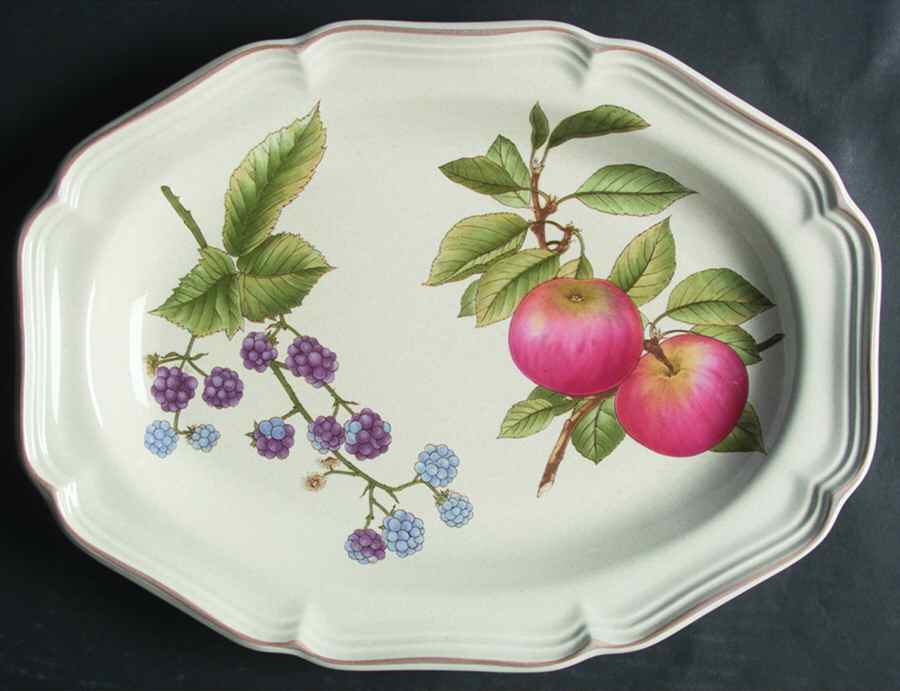 Bon Apetit 14" Oval Serving Platter by Mikasa-1