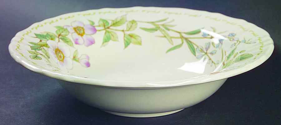Botanical Bouquet Rim Fruit/Dessert (Sauce) Bowl by Mikasa-1