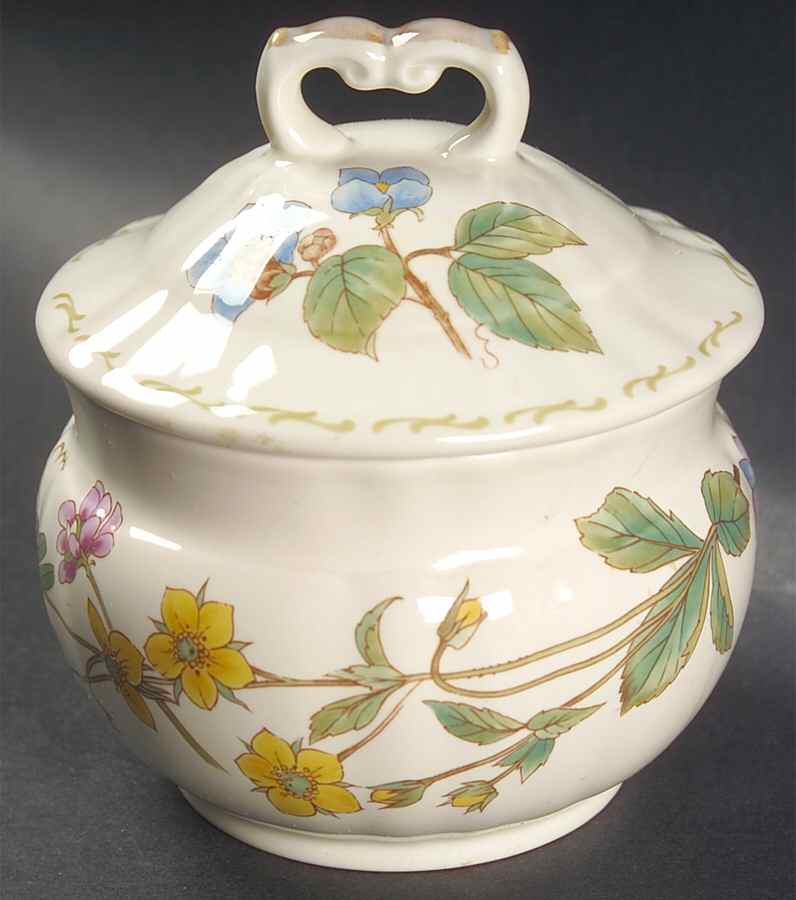 Botanical Bouquet Sugar Bowl & Lid by Mikasa-1
