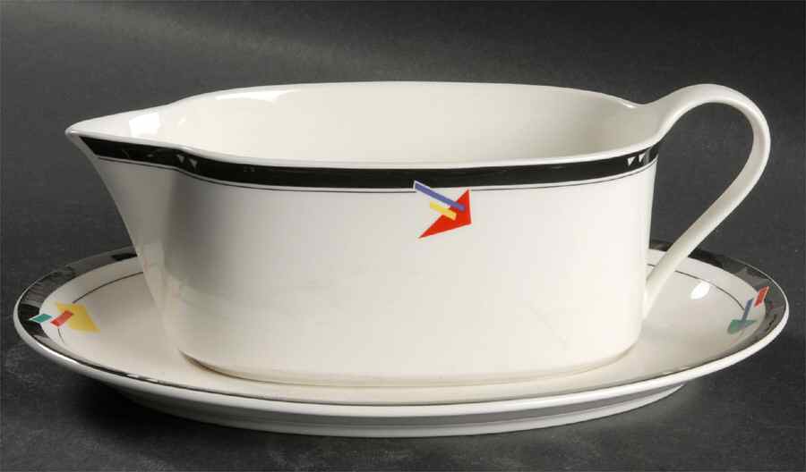 Born Free Gravy Boat & Underplate by Mikasa-1