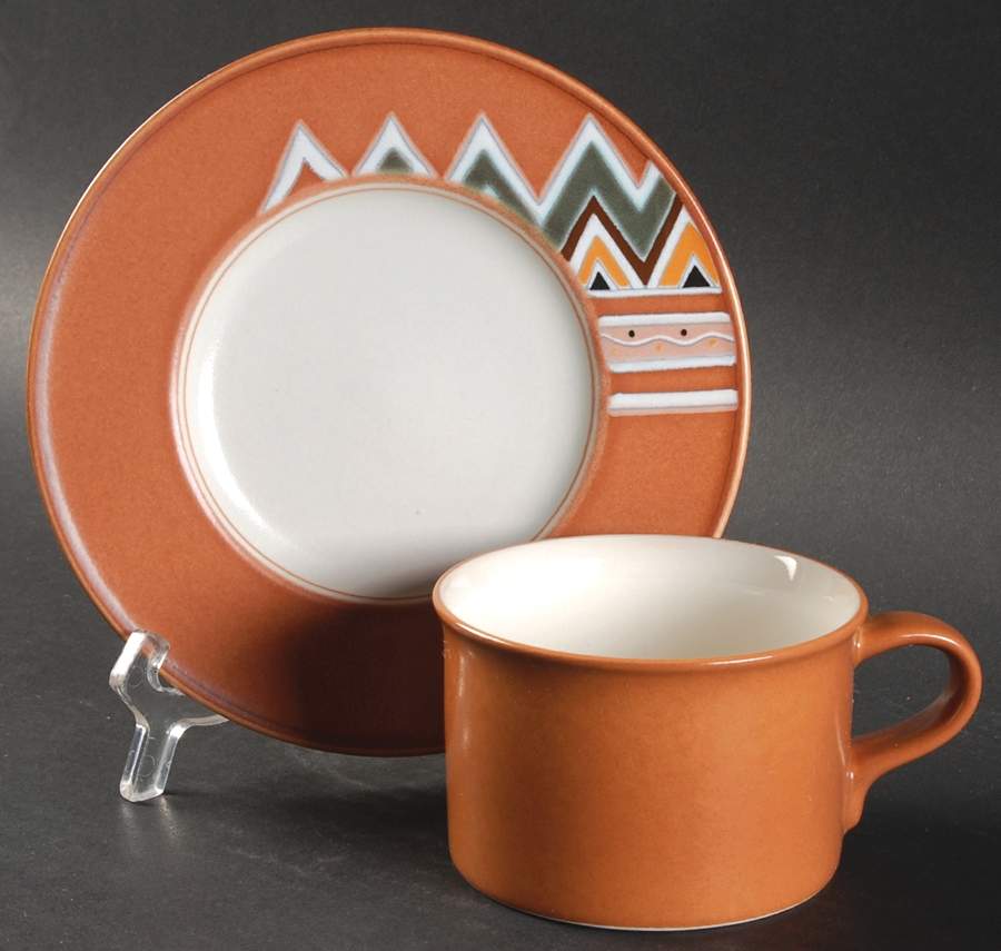 Bonanza Flat Cup & Saucer Set by Mikasa-1