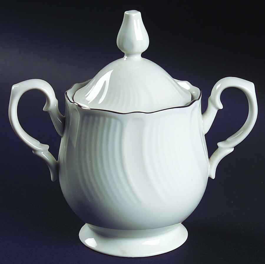 Borghese Sugar Bowl & Lid by Mikasa-1