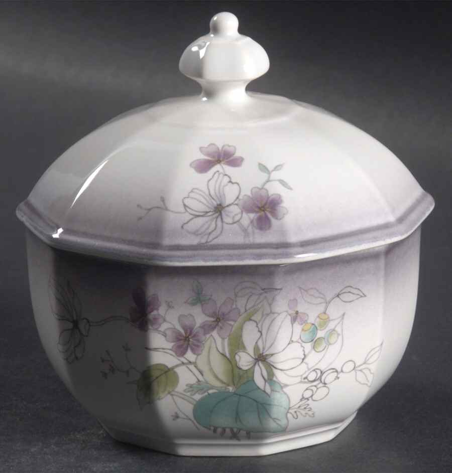 Botany Sugar Bowl & Lid by Mikasa-1