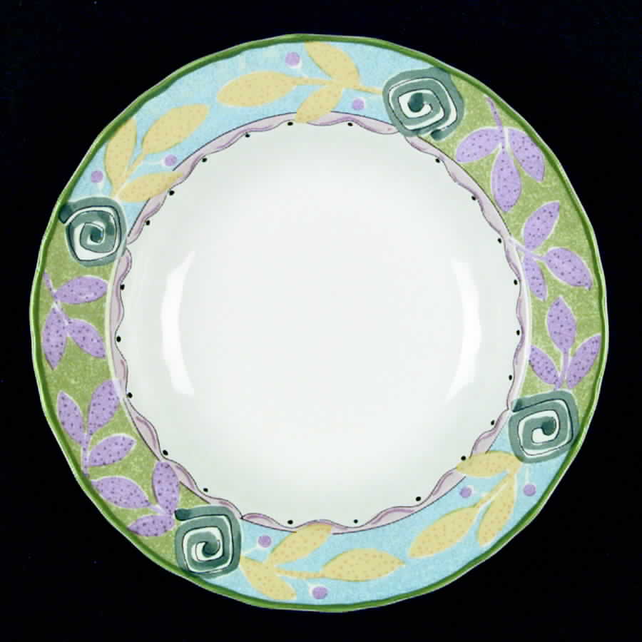 Botanica Large Rim Soup Bowl by Mikasa-1