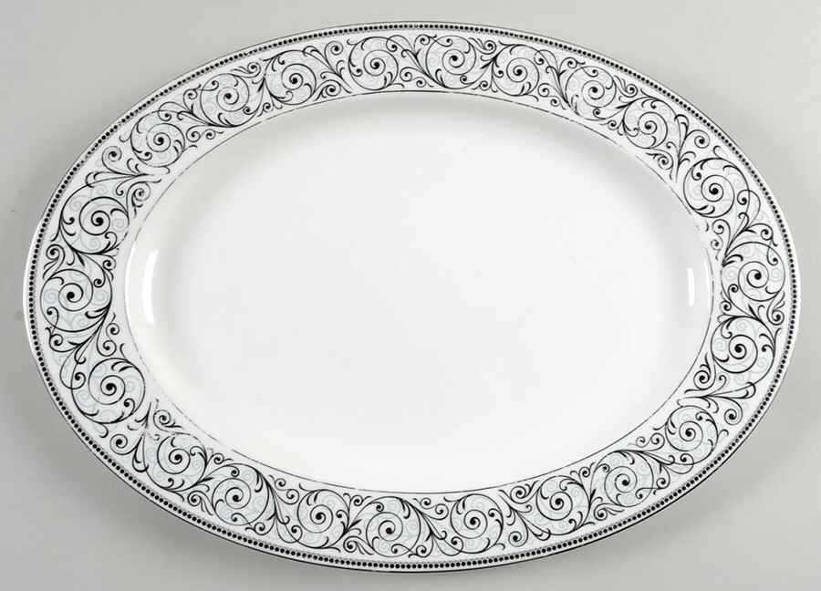 Boulton 15" Oval Serving Platter by Mikasa-1