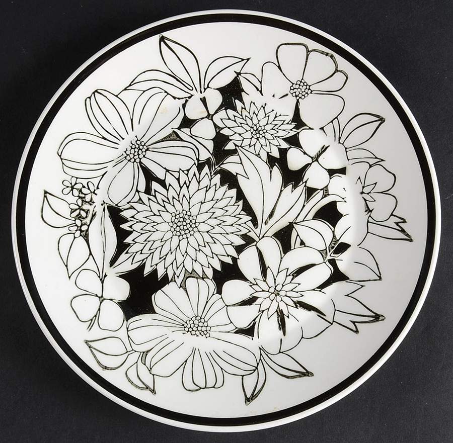 Bouquet Salad Plate by Mikasa-1