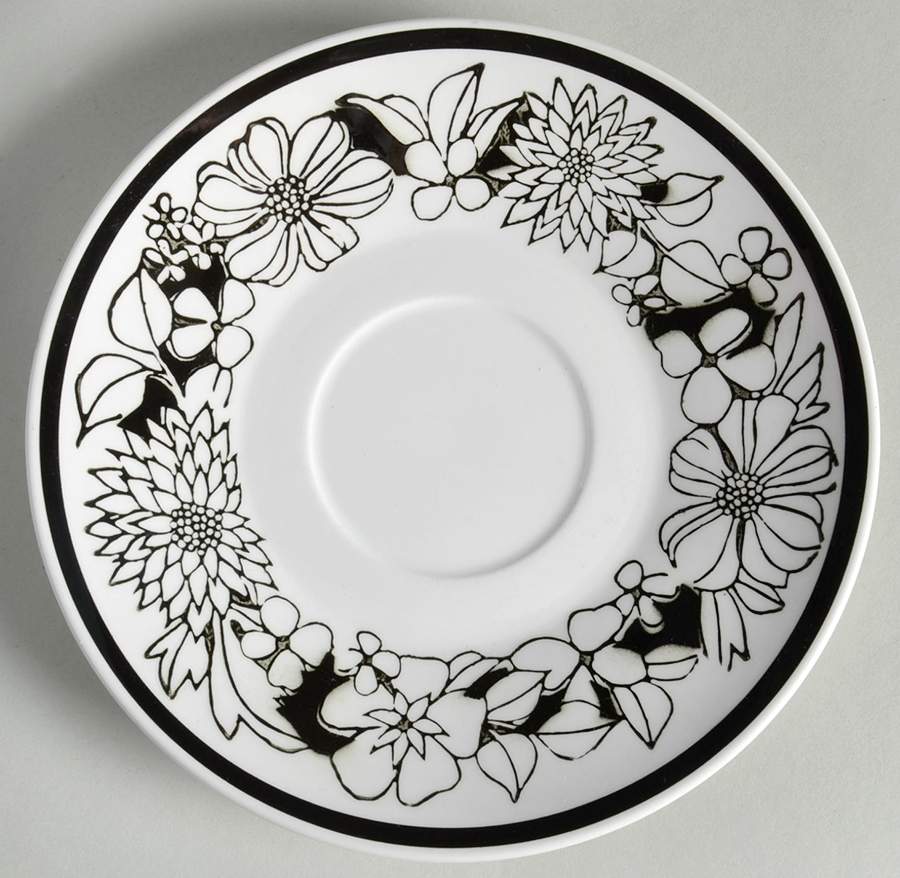 Bouquet Saucer by Mikasa-1